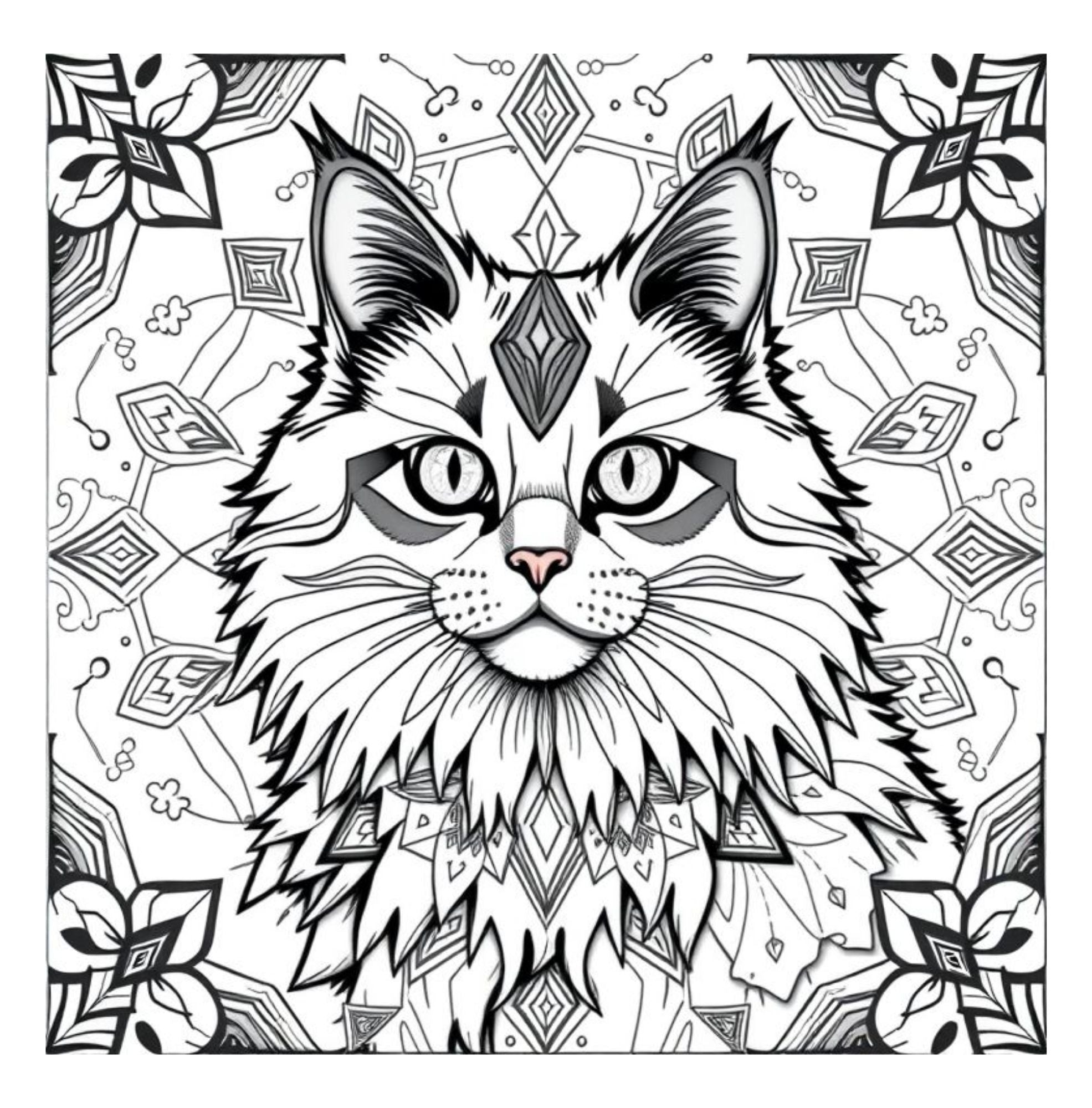 Whiskers & Wonders: Exotic Cats Around The Globe Coloring Adventure