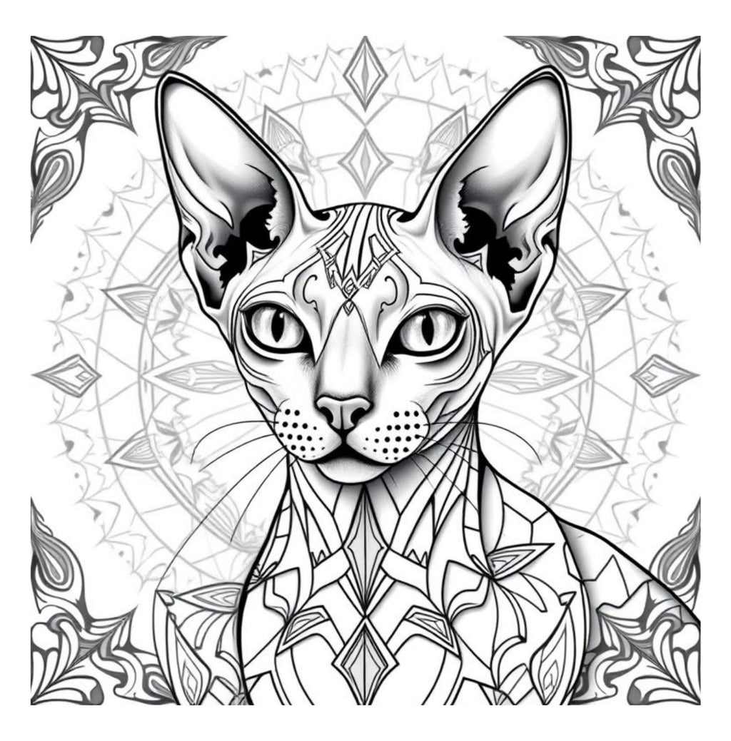 Whiskers & Wonders: Exotic Cats Around The Globe Coloring Adventure