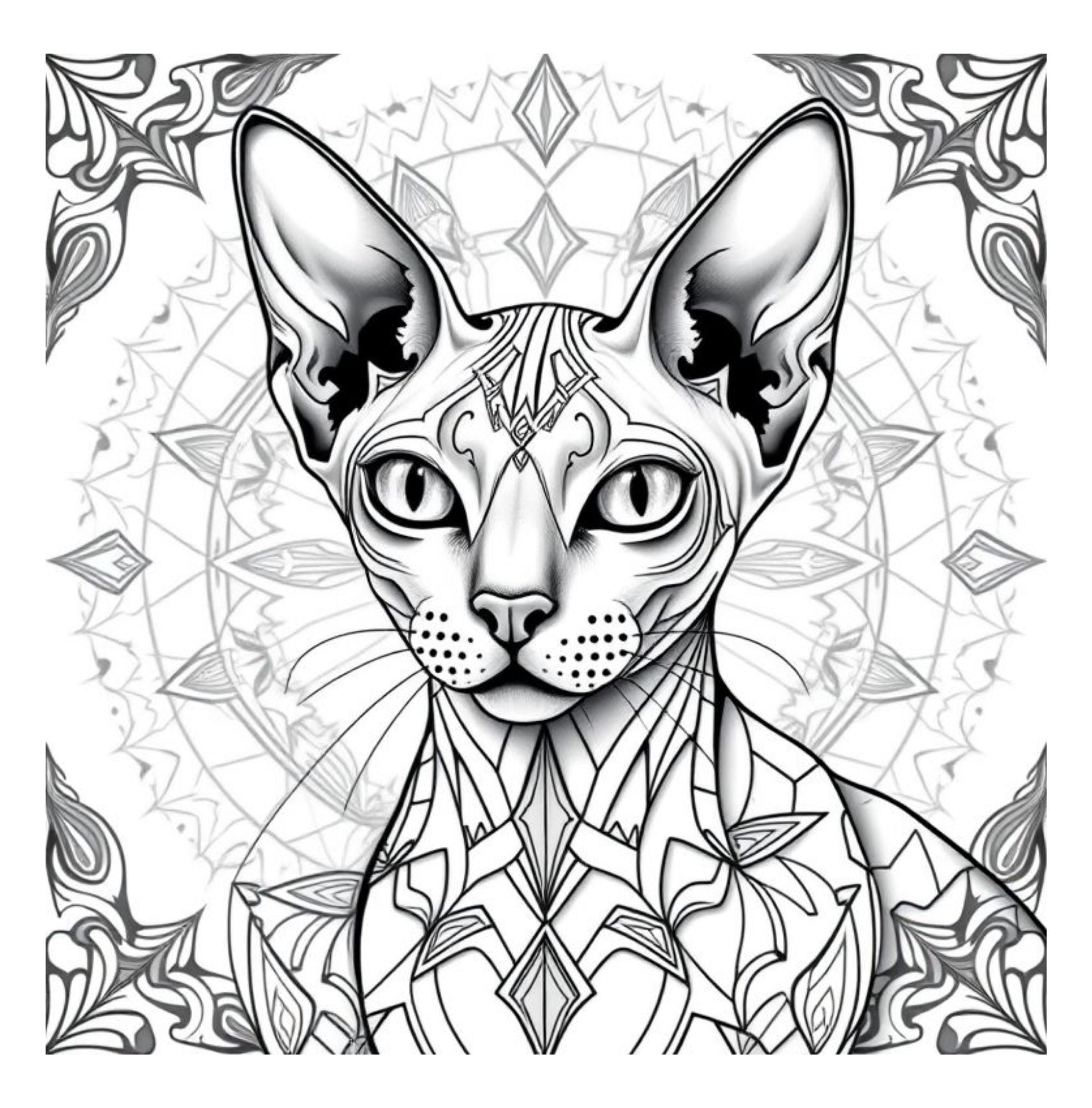 Whiskers & Wonders: Exotic Cats Around The Globe Coloring Adventure