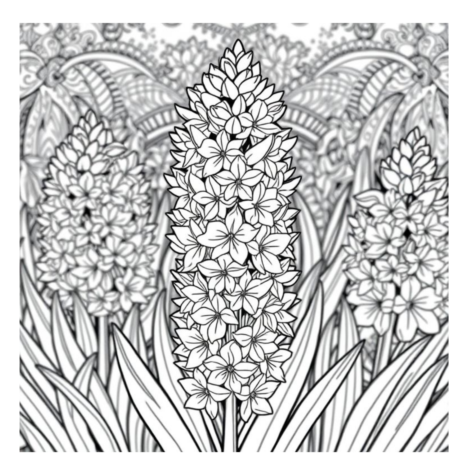 Bloom Art Flowers of the Land Coloring