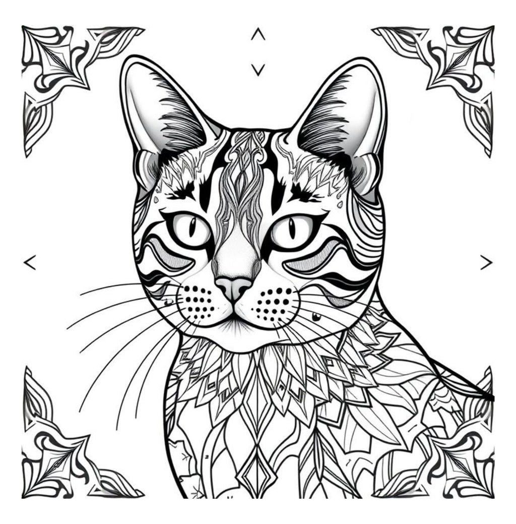 Whiskers & Wonders: Exotic Cats Around The Globe Coloring Adventure