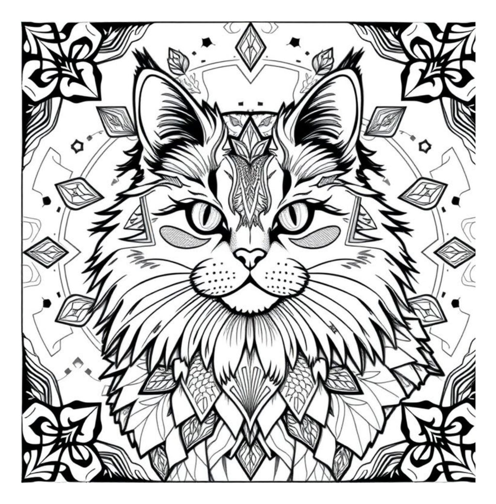 Whiskers & Wonders: Exotic Cats Around The Globe Coloring Adventure