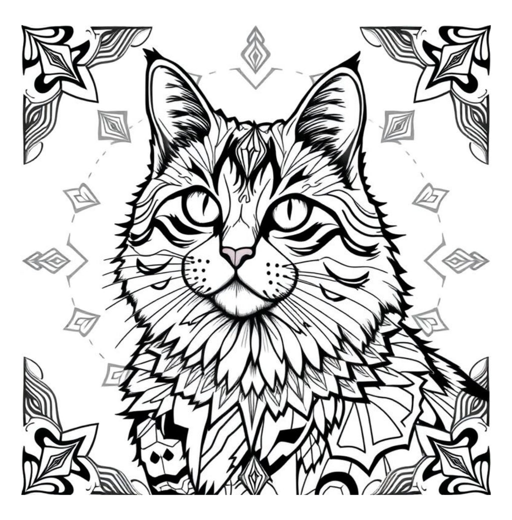 Whiskers & Wonders: Exotic Cats Around The Globe Coloring Adventure