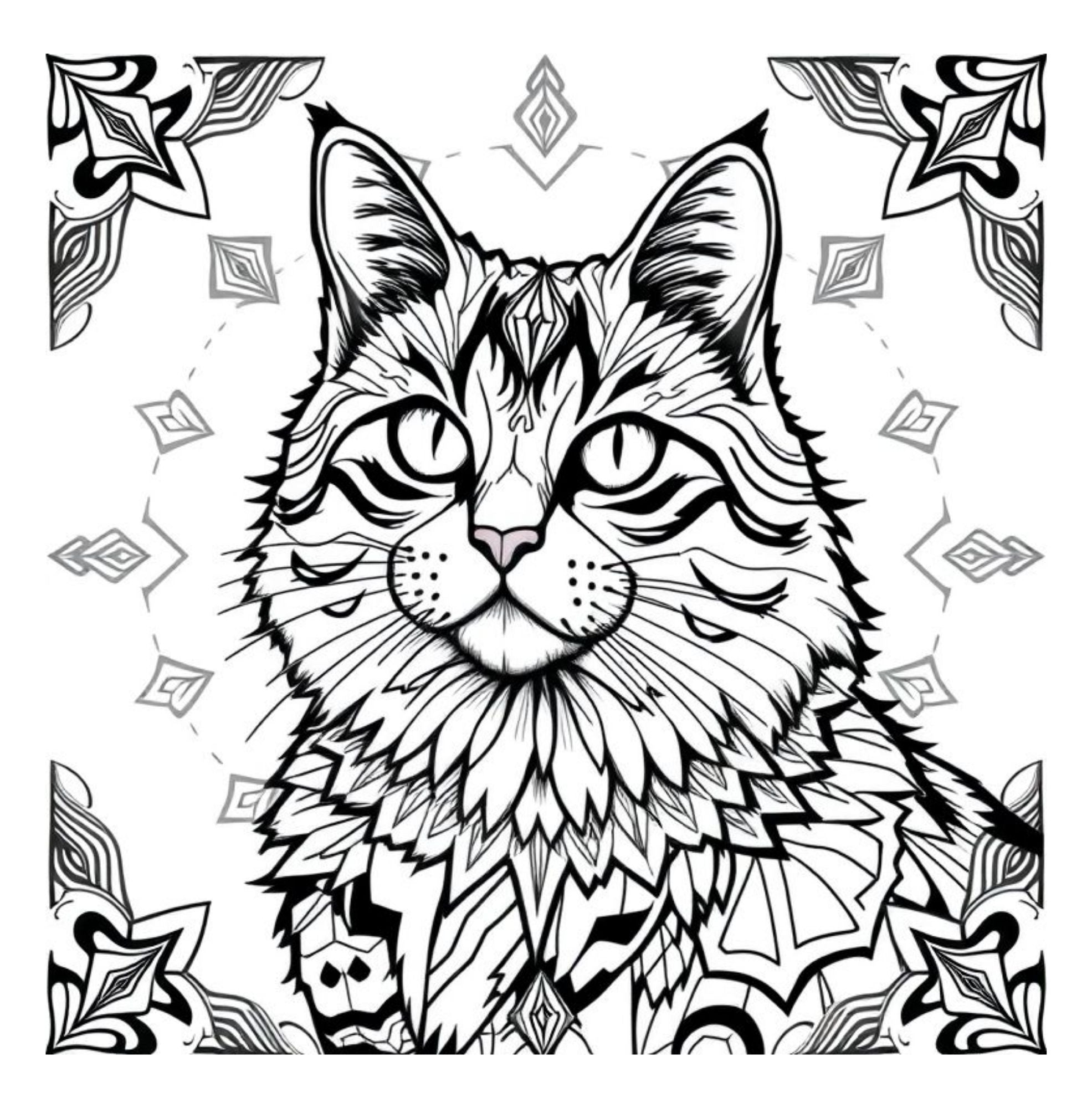 Whiskers & Wonders: Exotic Cats Around The Globe Coloring Adventure