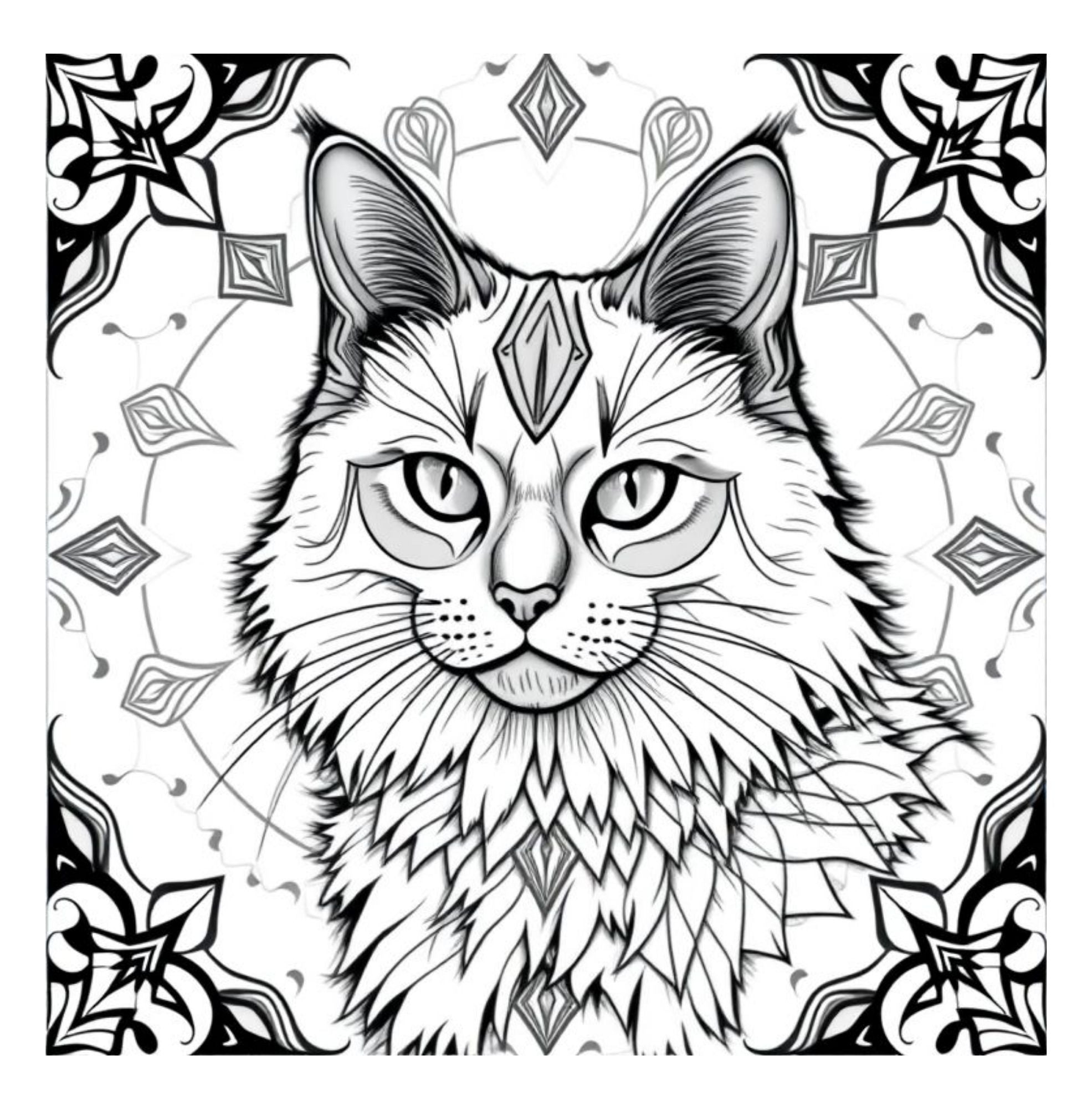 Whiskers & Wonders: Exotic Cats Around The Globe Coloring Adventure