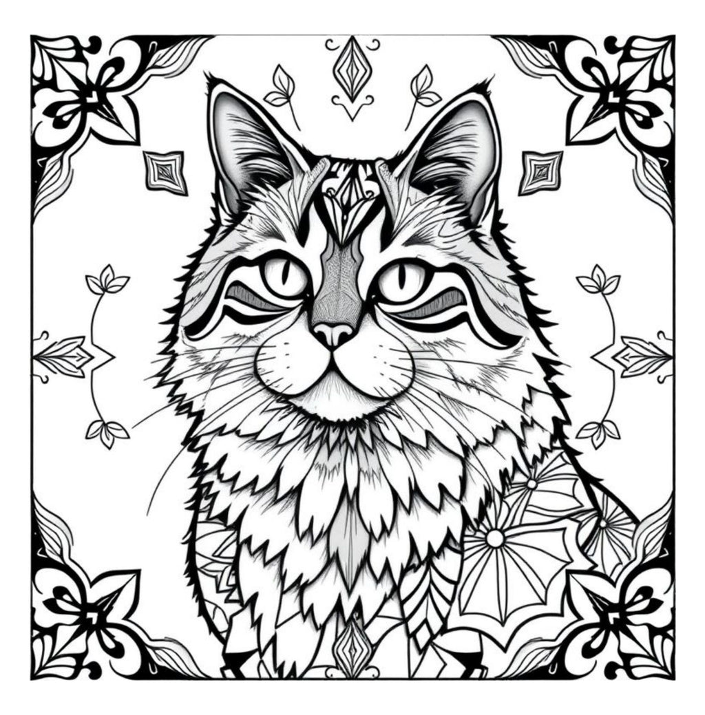 Whiskers & Wonders: Exotic Cats Around The Globe Coloring Adventure