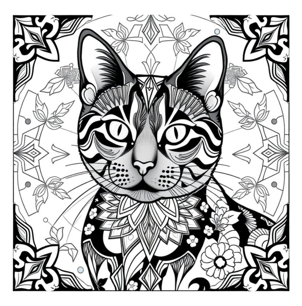 Whiskers & Wonders: Exotic Cats Around The Globe Coloring Adventure