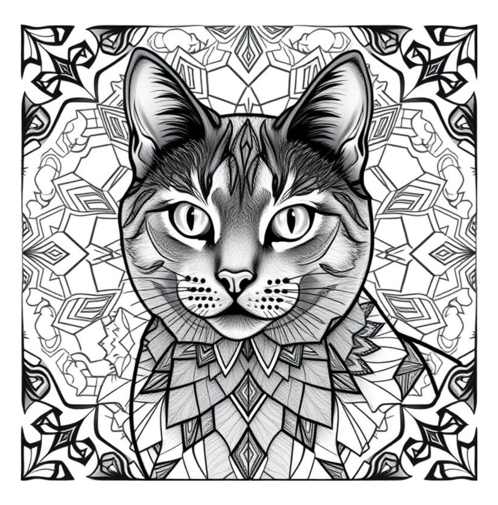 Whiskers & Wonders: Exotic Cats Around The Globe Coloring Adventure