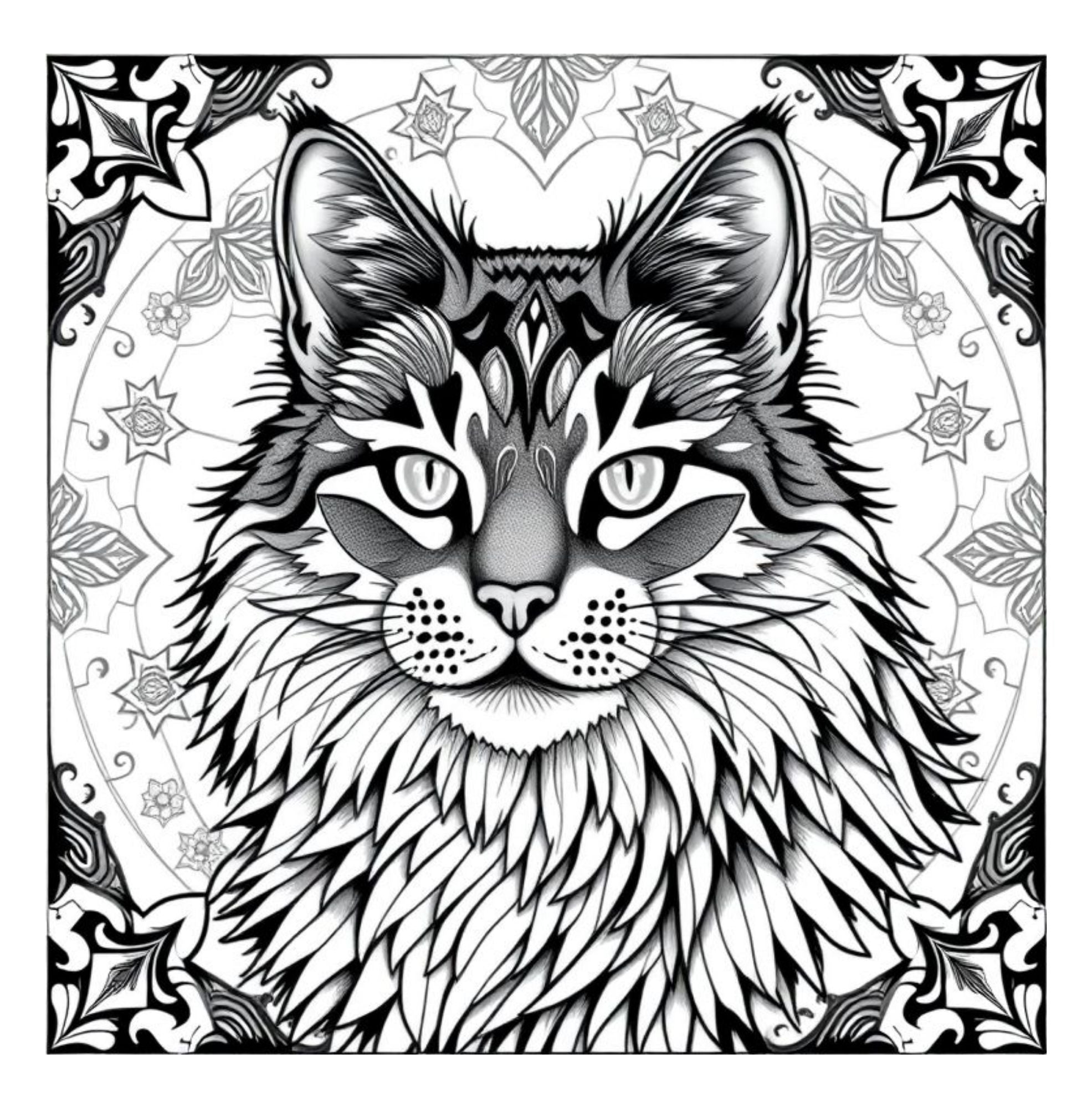 Whiskers & Wonders: Exotic Cats Around The Globe Coloring Adventure