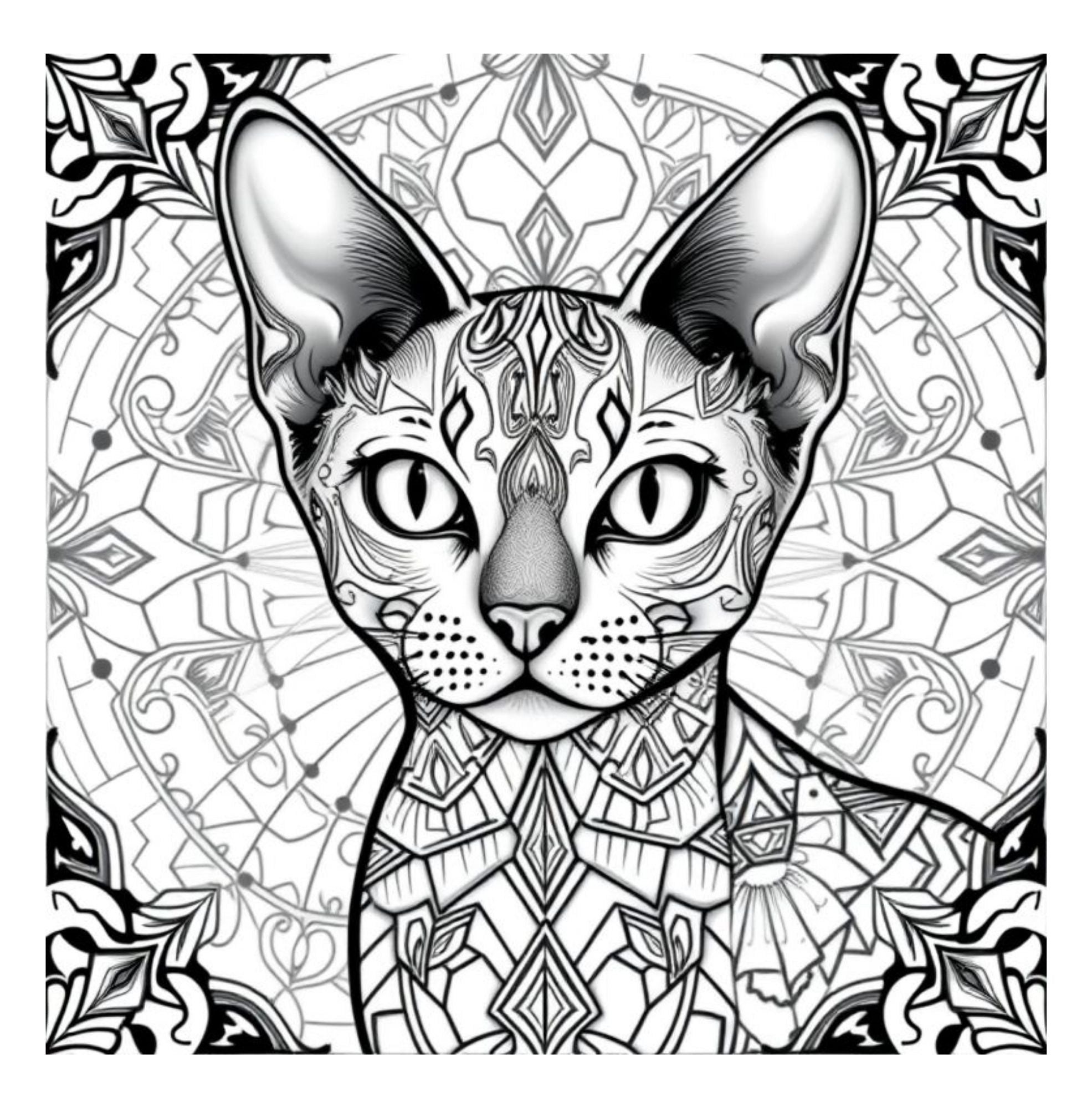 Whiskers & Wonders: Exotic Cats Around The Globe Coloring Adventure