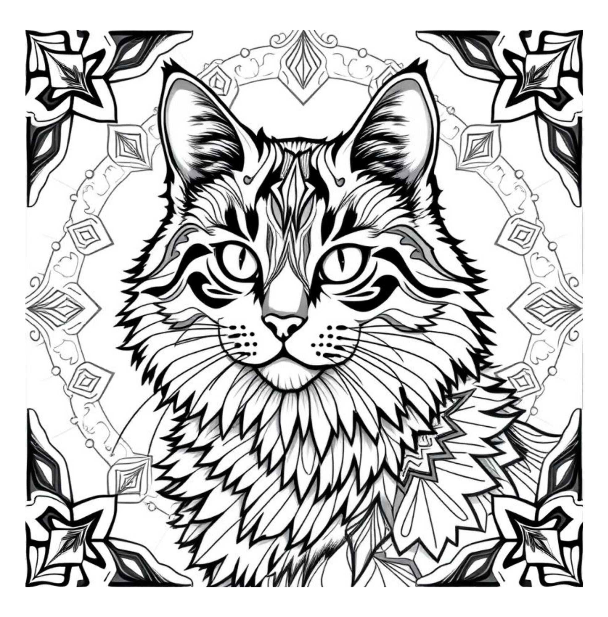 Whiskers & Wonders: Exotic Cats Around The Globe Coloring Adventure
