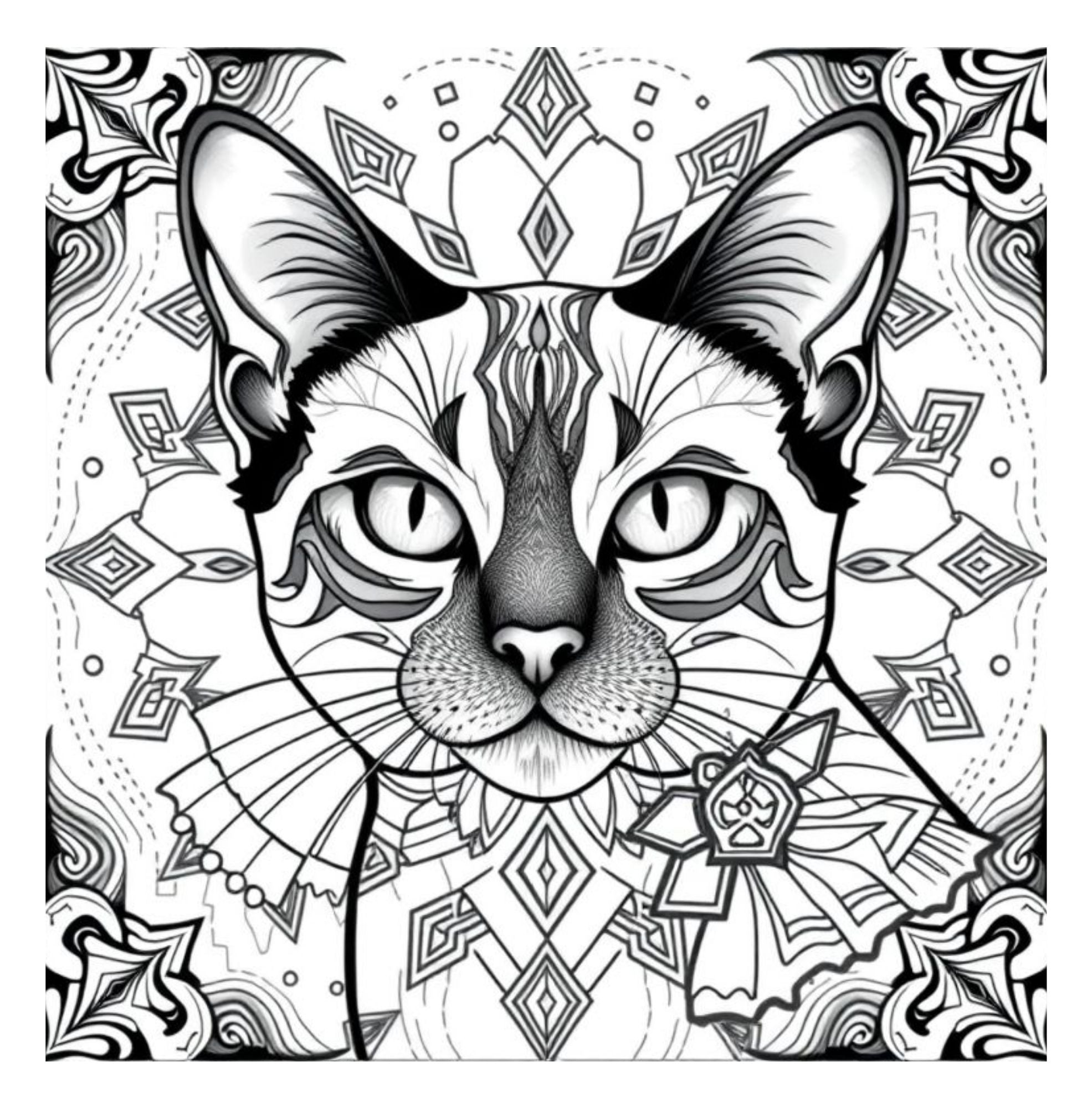 Whiskers & Wonders: Exotic Cats Around The Globe Coloring Adventure