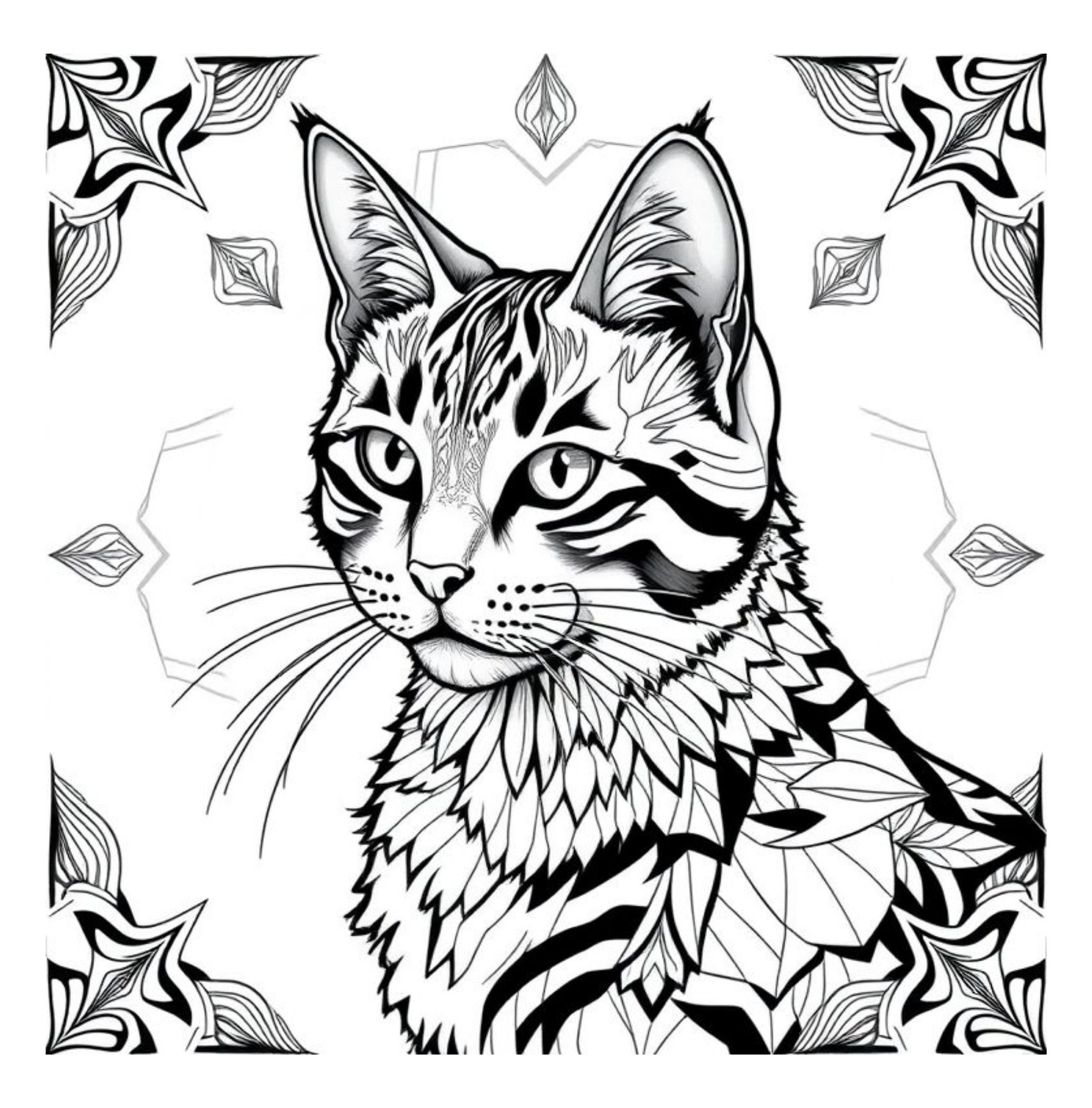Whiskers & Wonders: Exotic Cats Around The Globe Coloring Adventure