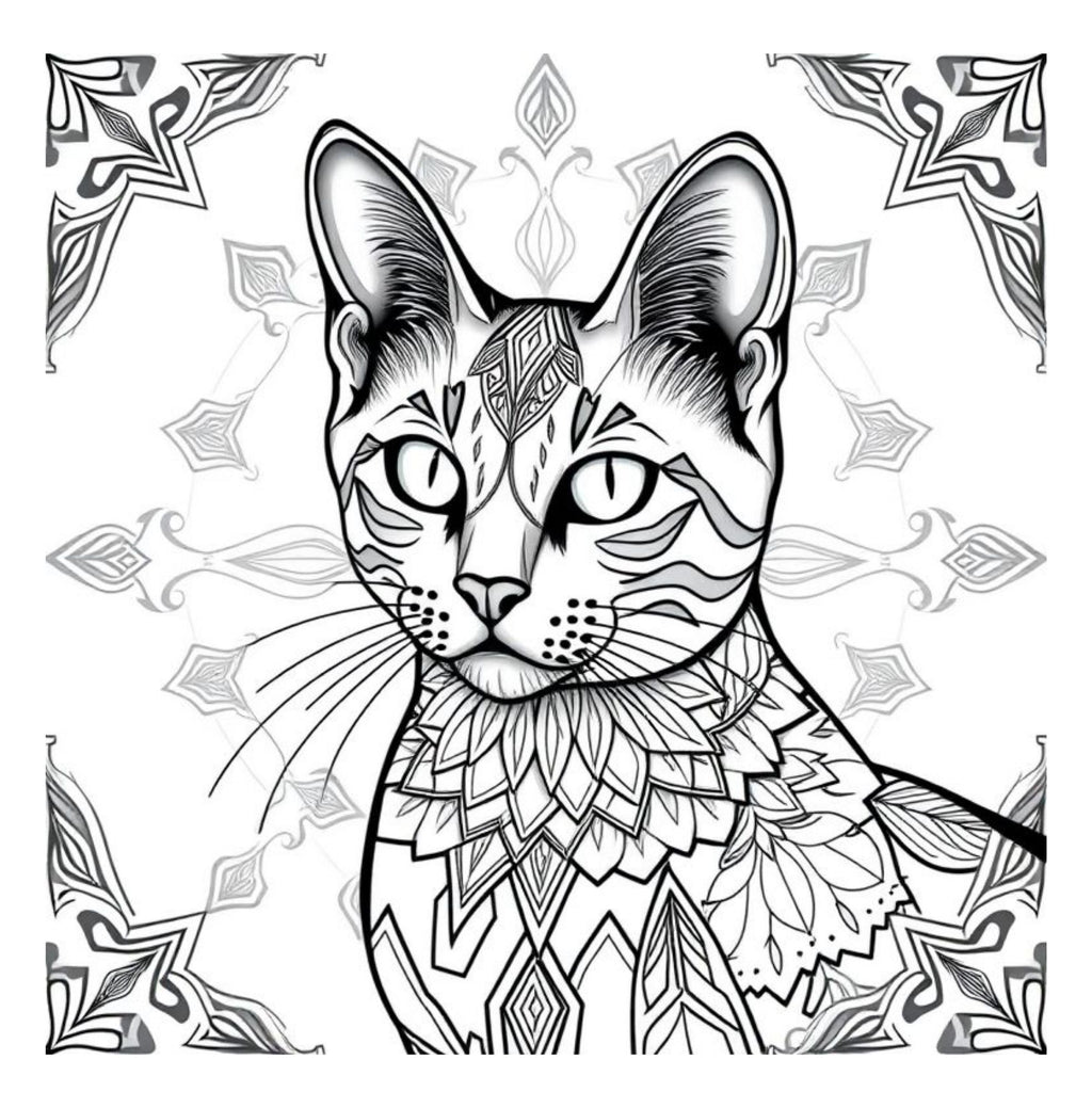 Whiskers & Wonders: Exotic Cats Around The Globe Coloring Adventure