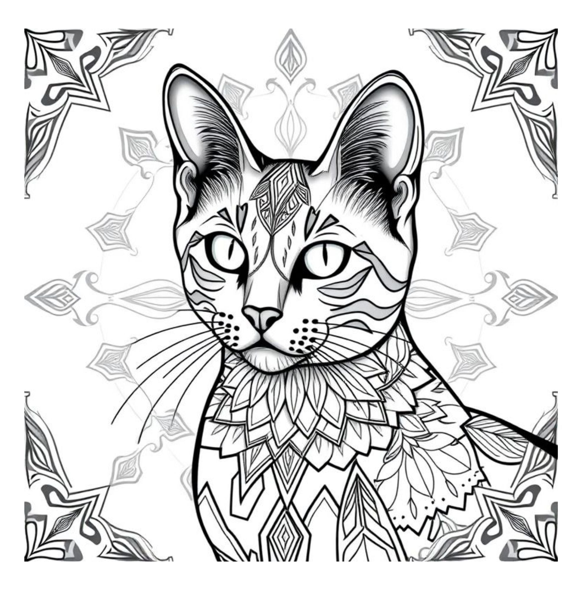 Whiskers & Wonders: Exotic Cats Around The Globe Coloring Adventure