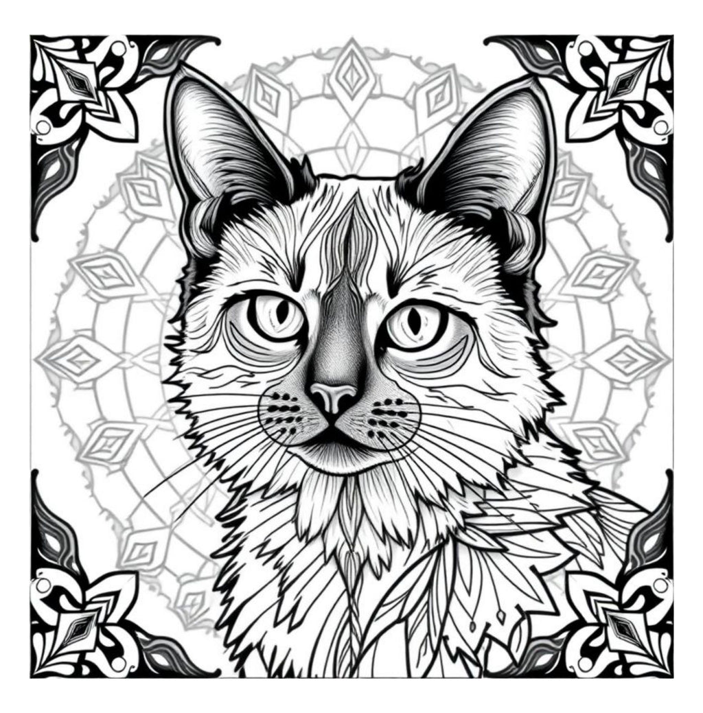 Whiskers & Wonders: Exotic Cats Around The Globe Coloring Adventure