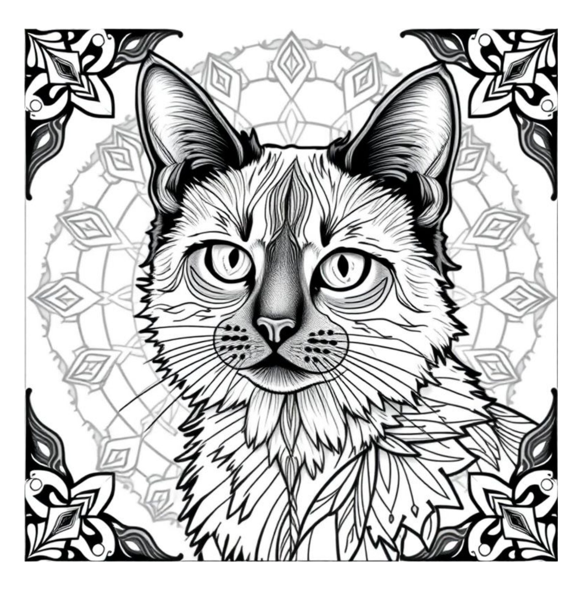 Whiskers & Wonders: Exotic Cats Around The Globe Coloring Adventure