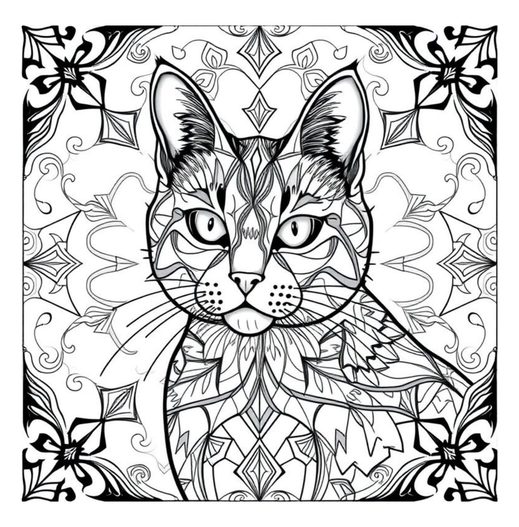 Whiskers & Wonders: Exotic Cats Around The Globe Coloring Adventure
