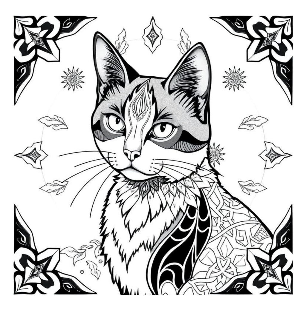 Whiskers & Wonders: Exotic Cats Around The Globe Coloring Adventure