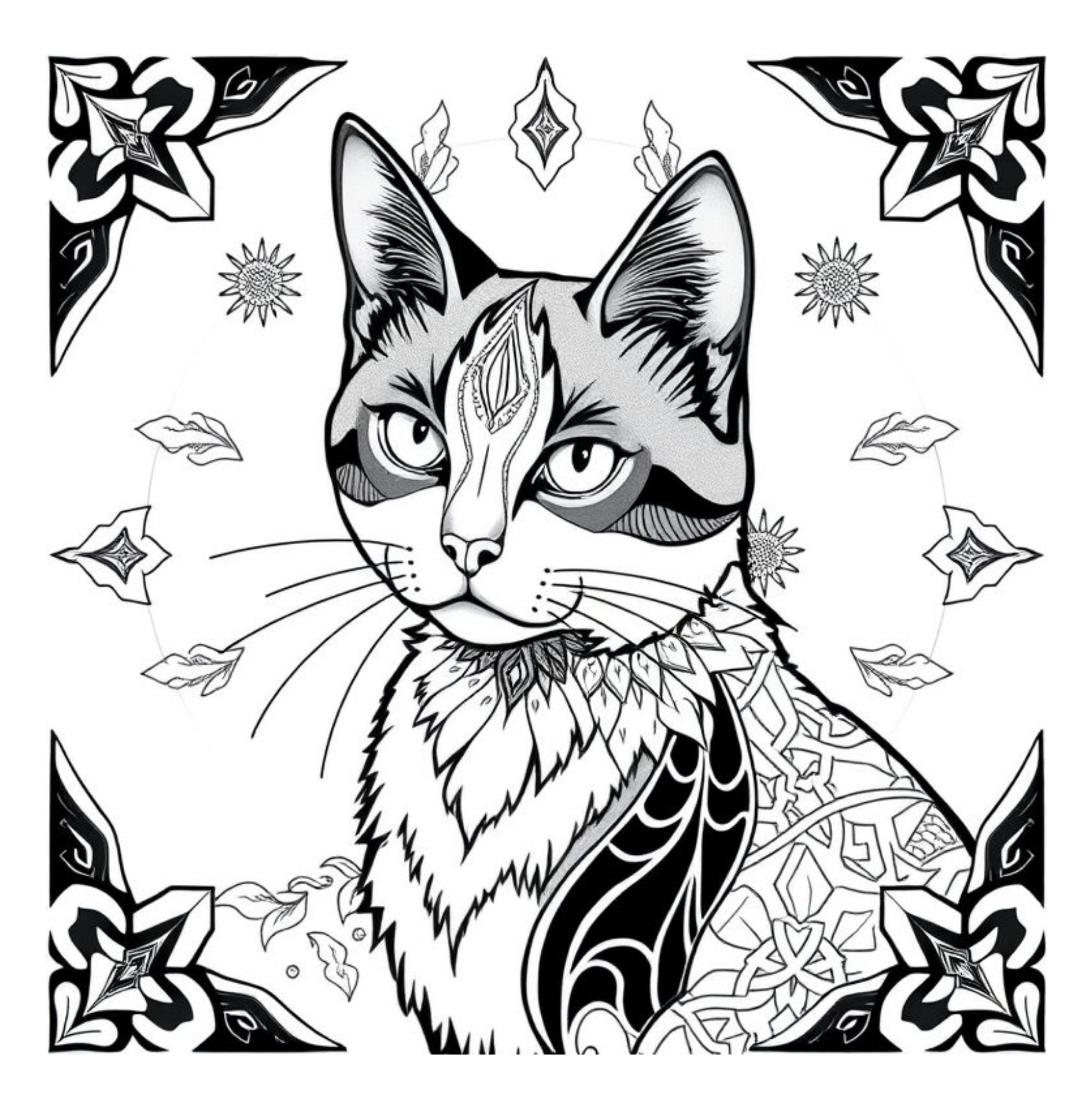 Whiskers & Wonders: Exotic Cats Around The Globe Coloring Adventure