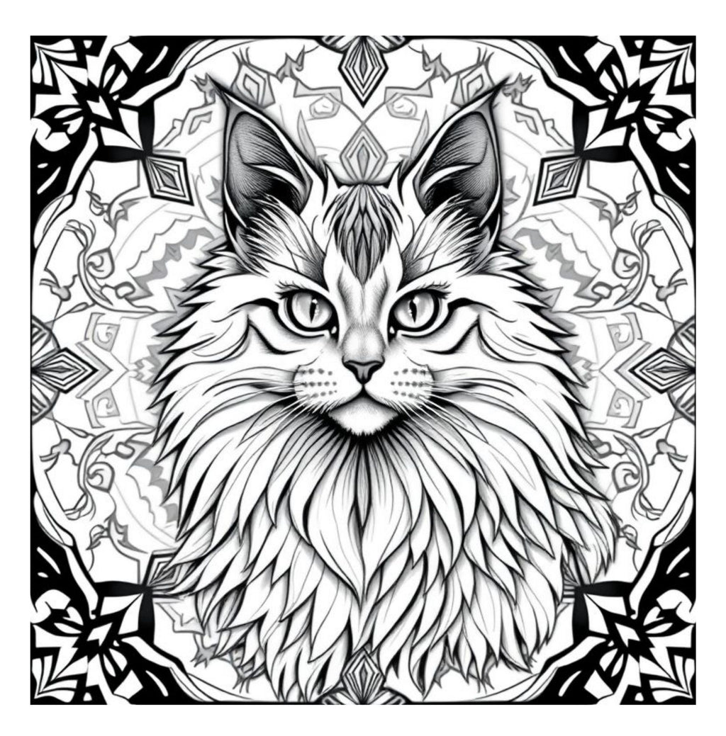 Whiskers & Wonders: Exotic Cats Around The Globe Coloring Adventure