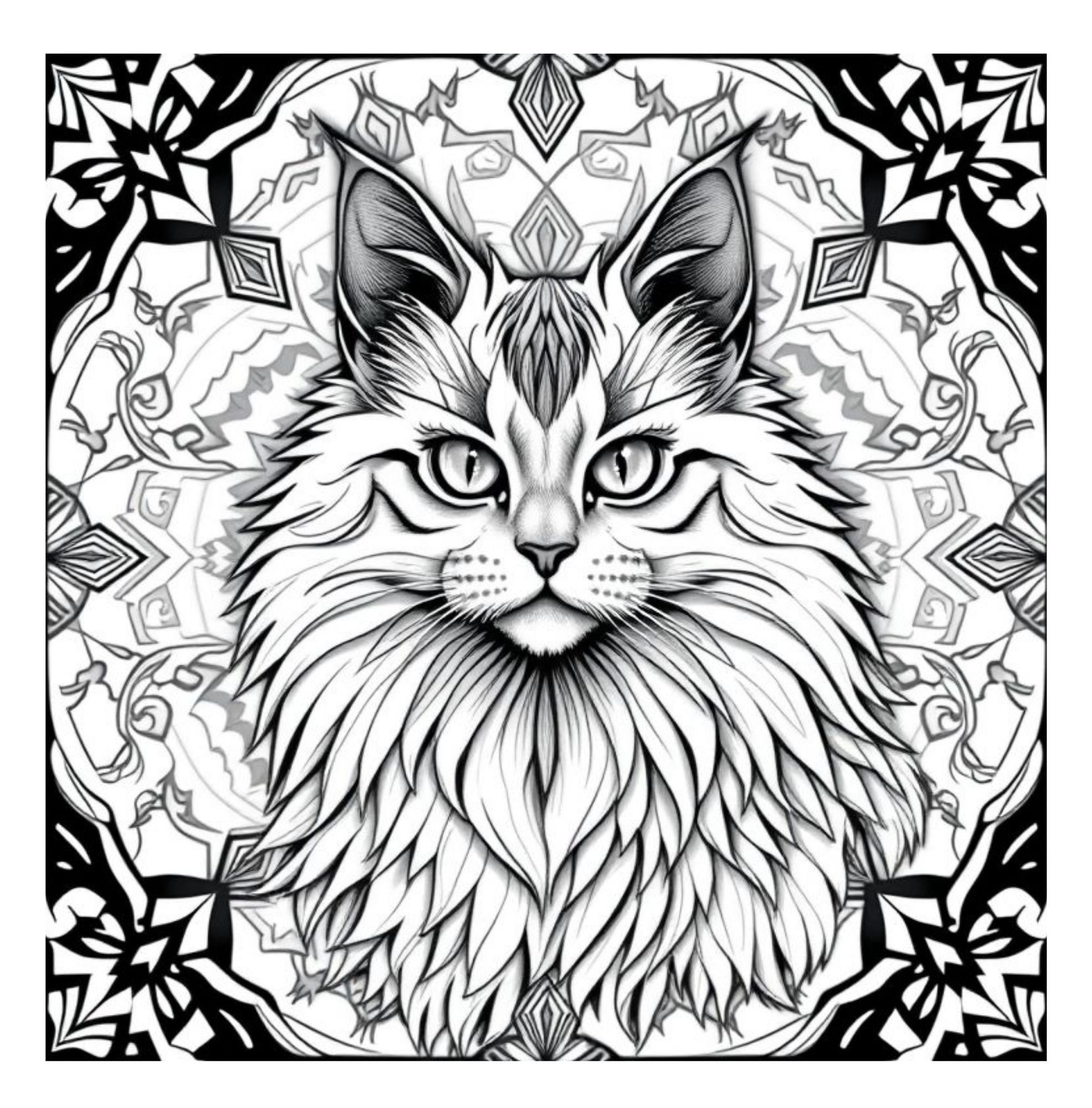 Whiskers & Wonders: Exotic Cats Around The Globe Coloring Adventure