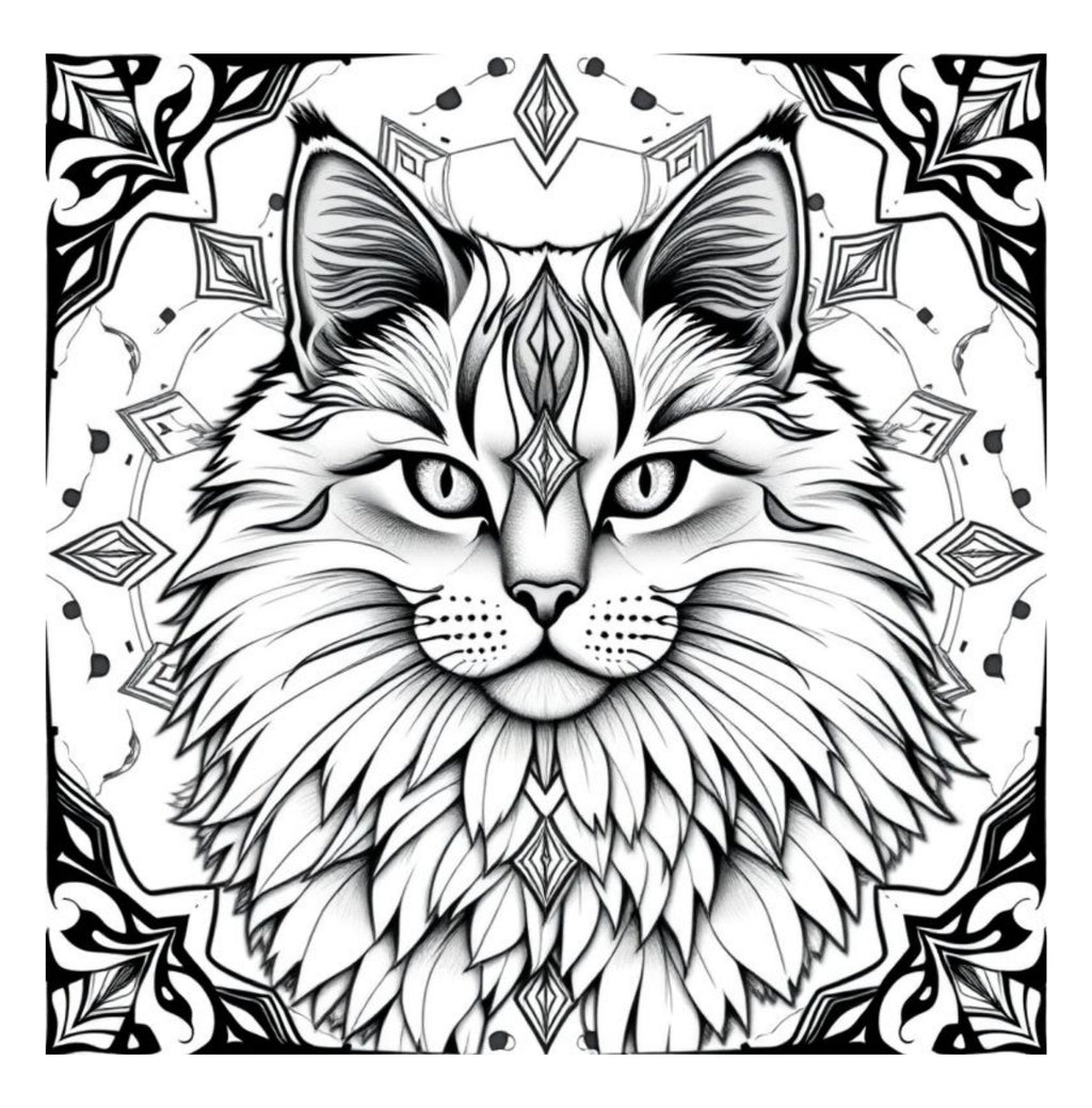 Whiskers & Wonders: Exotic Cats Around The Globe Coloring Adventure