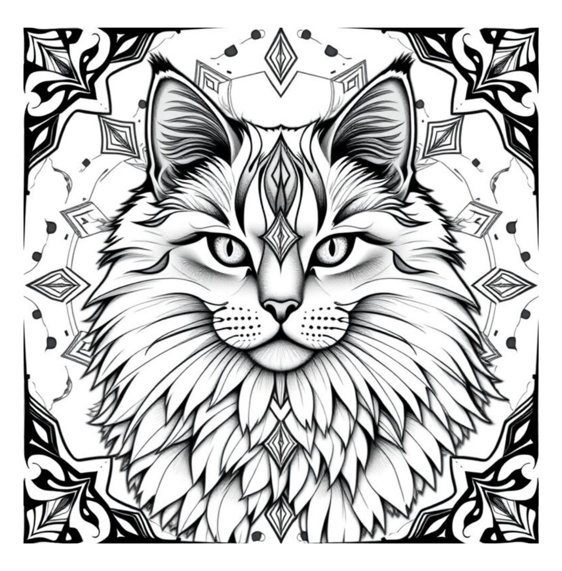 Whiskers & Wonders: Exotic Cats Around The Globe Coloring Adventure