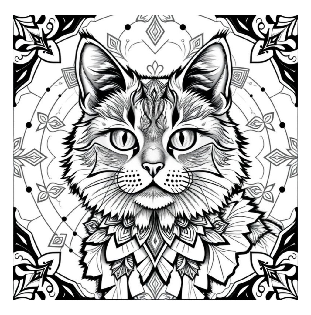 Whiskers & Wonders: Exotic Cats Around The Globe Coloring Adventure