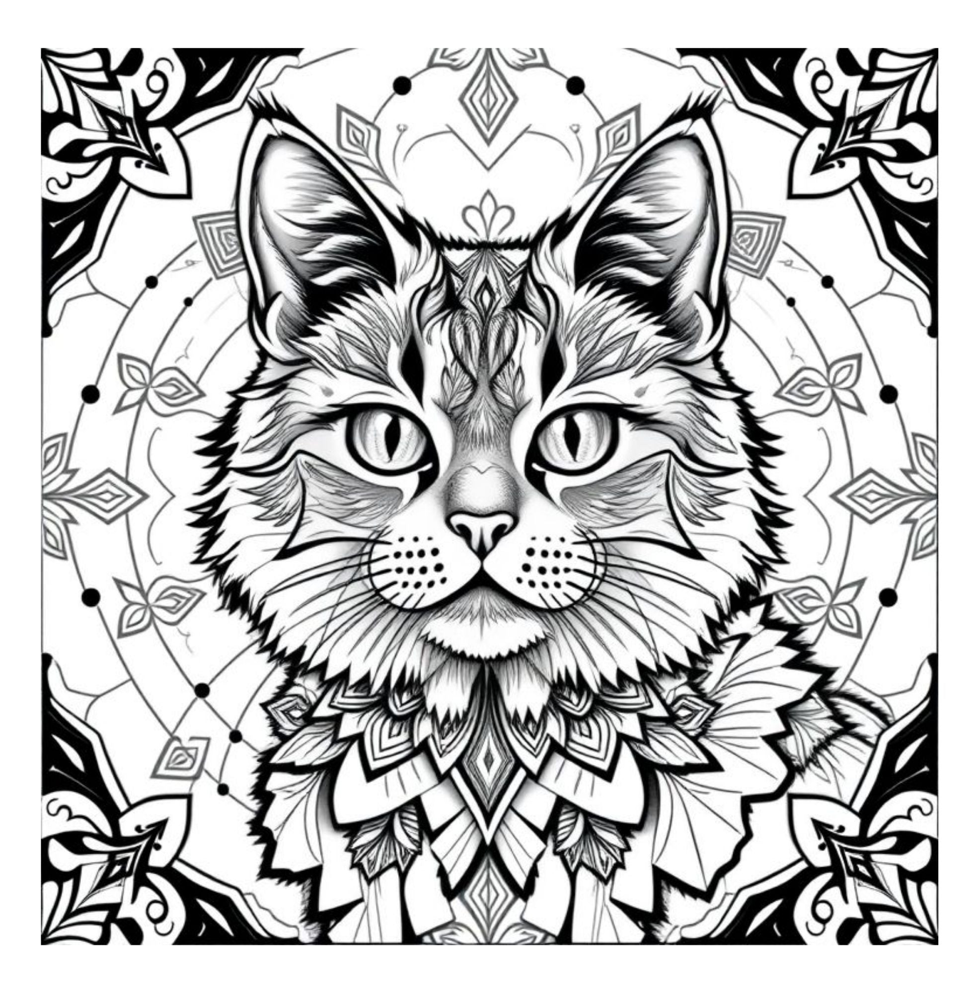 Whiskers & Wonders: Exotic Cats Around The Globe Coloring Adventure