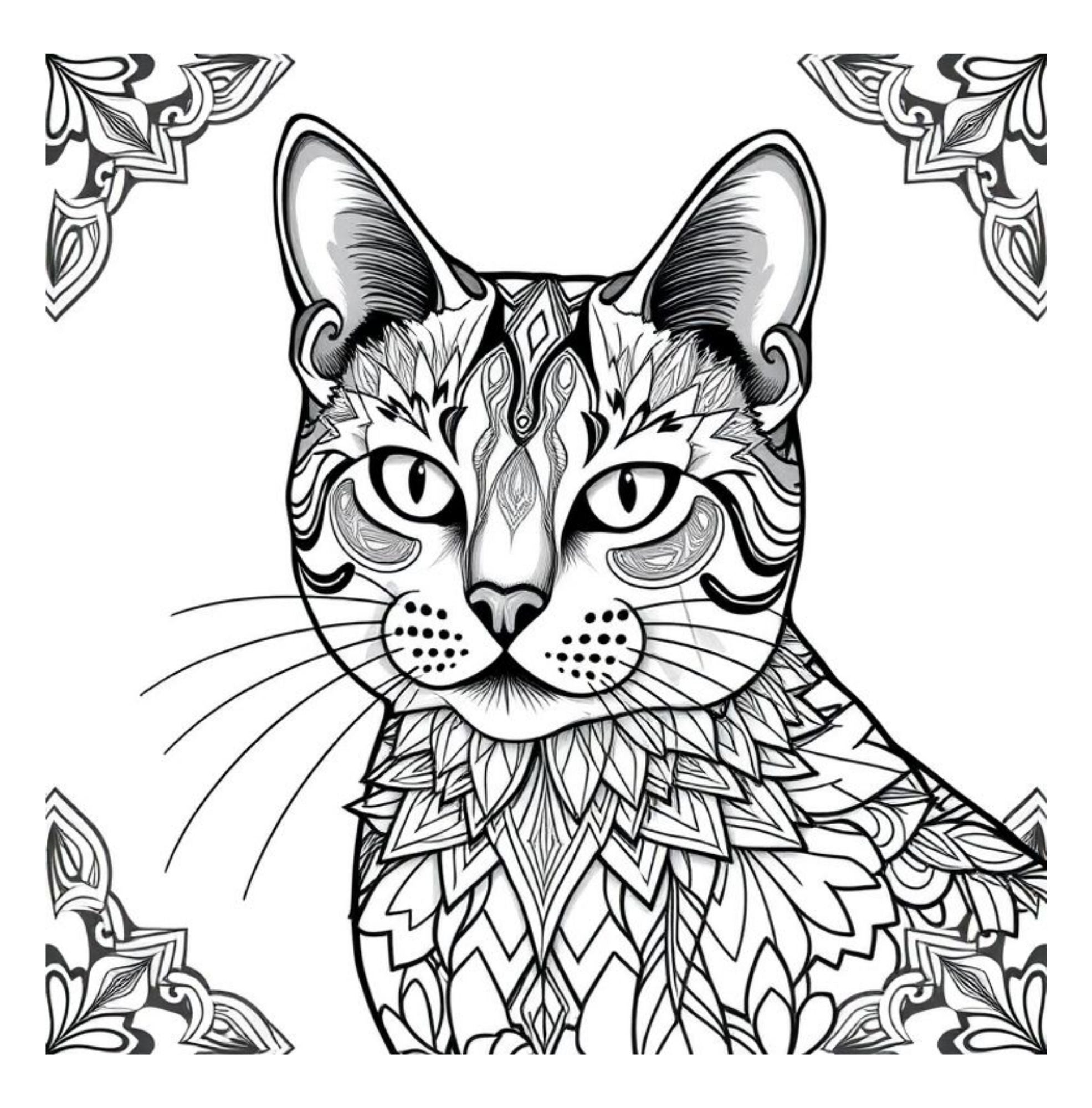 Whiskers & Wonders: Exotic Cats Around The Globe Coloring Adventure