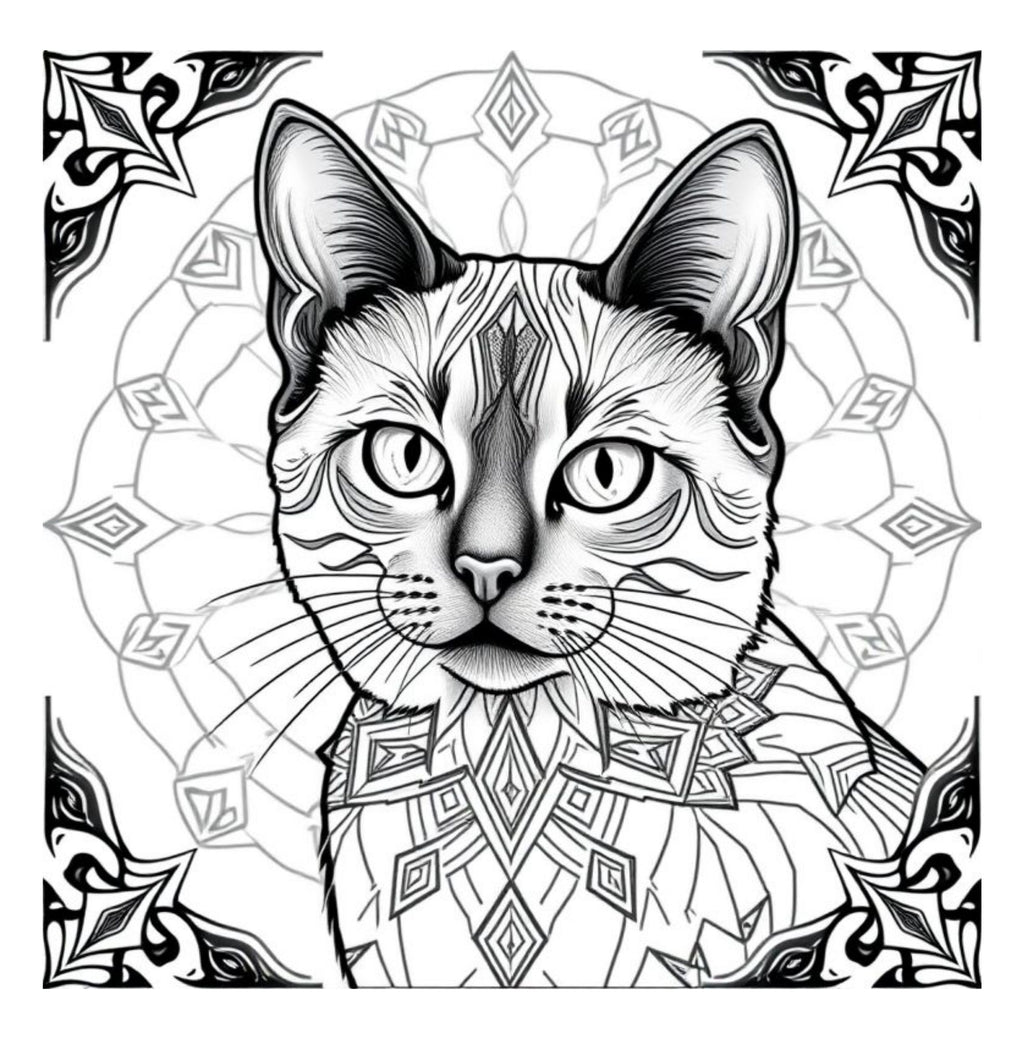 Whiskers & Wonders: Exotic Cats Around The Globe Coloring Adventure