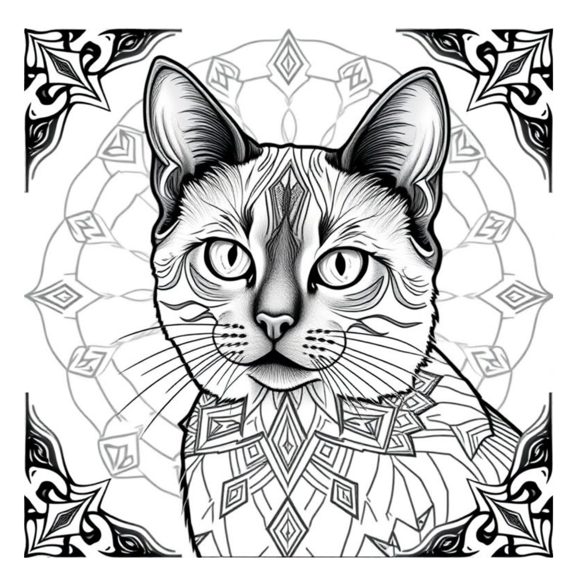 Whiskers & Wonders: Exotic Cats Around The Globe Coloring Adventure