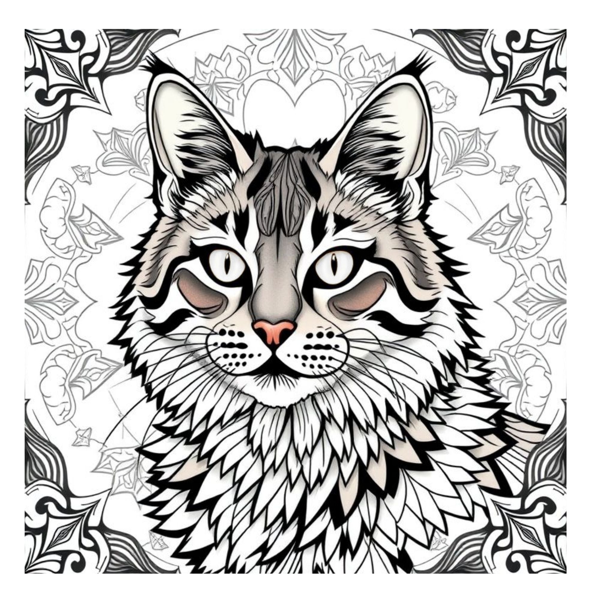 Whiskers & Wonders: Exotic Cats Around The Globe Coloring Adventure