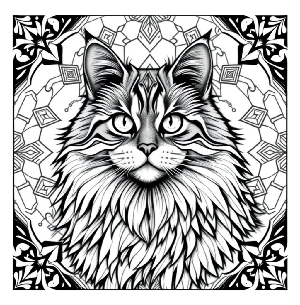 Whiskers & Wonders: Exotic Cats Around The Globe Coloring Adventure