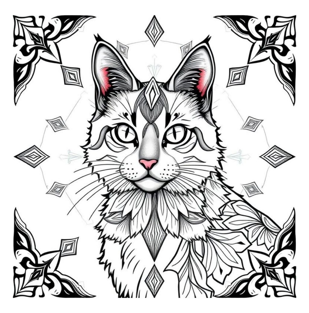 Whiskers & Wonders: Exotic Cats Around The Globe Coloring Adventure