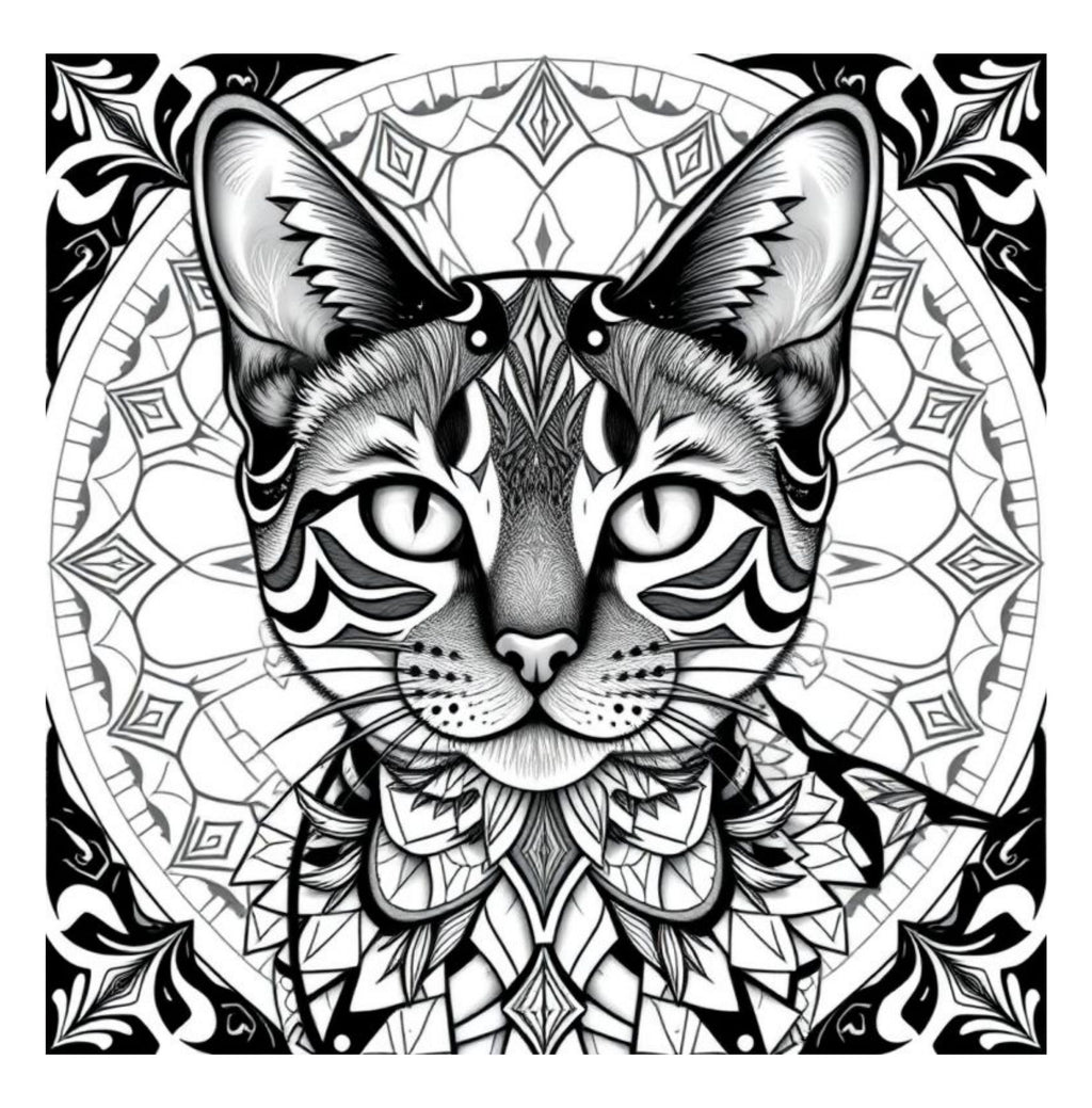 Whiskers & Wonders: Exotic Cats Around The Globe Coloring Adventure