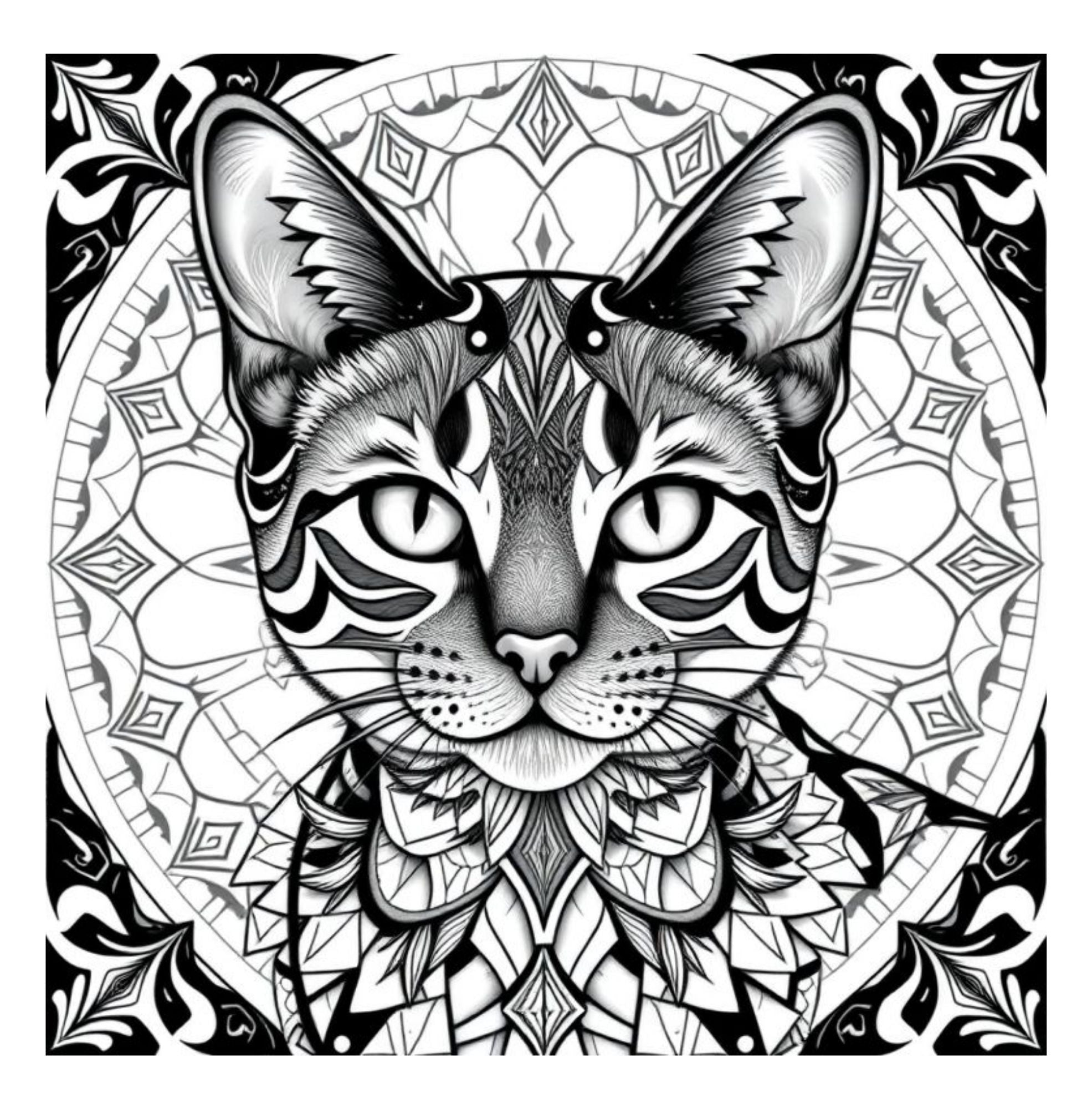 Whiskers & Wonders: Exotic Cats Around The Globe Coloring Adventure