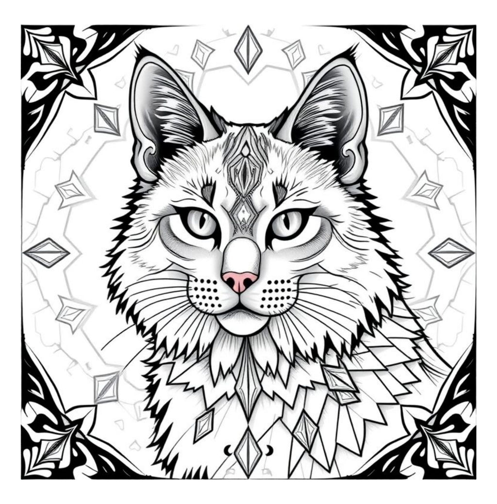 Whiskers & Wonders: Exotic Cats Around The Globe Coloring Adventure