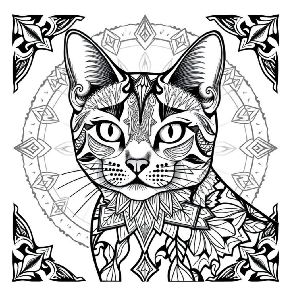 Whiskers & Wonders: Exotic Cats Around The Globe Coloring Adventure