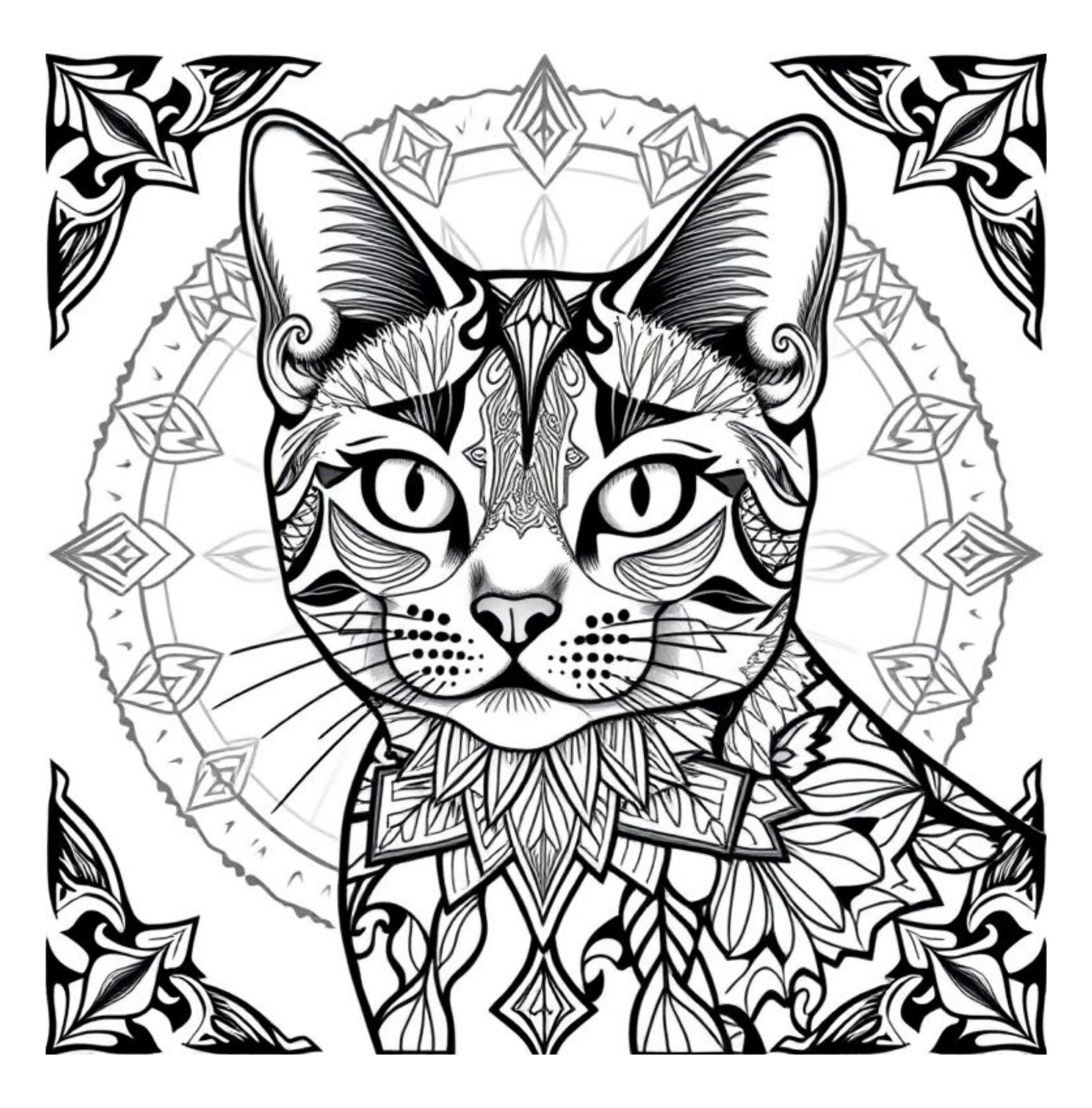 Whiskers & Wonders: Exotic Cats Around The Globe Coloring Adventure