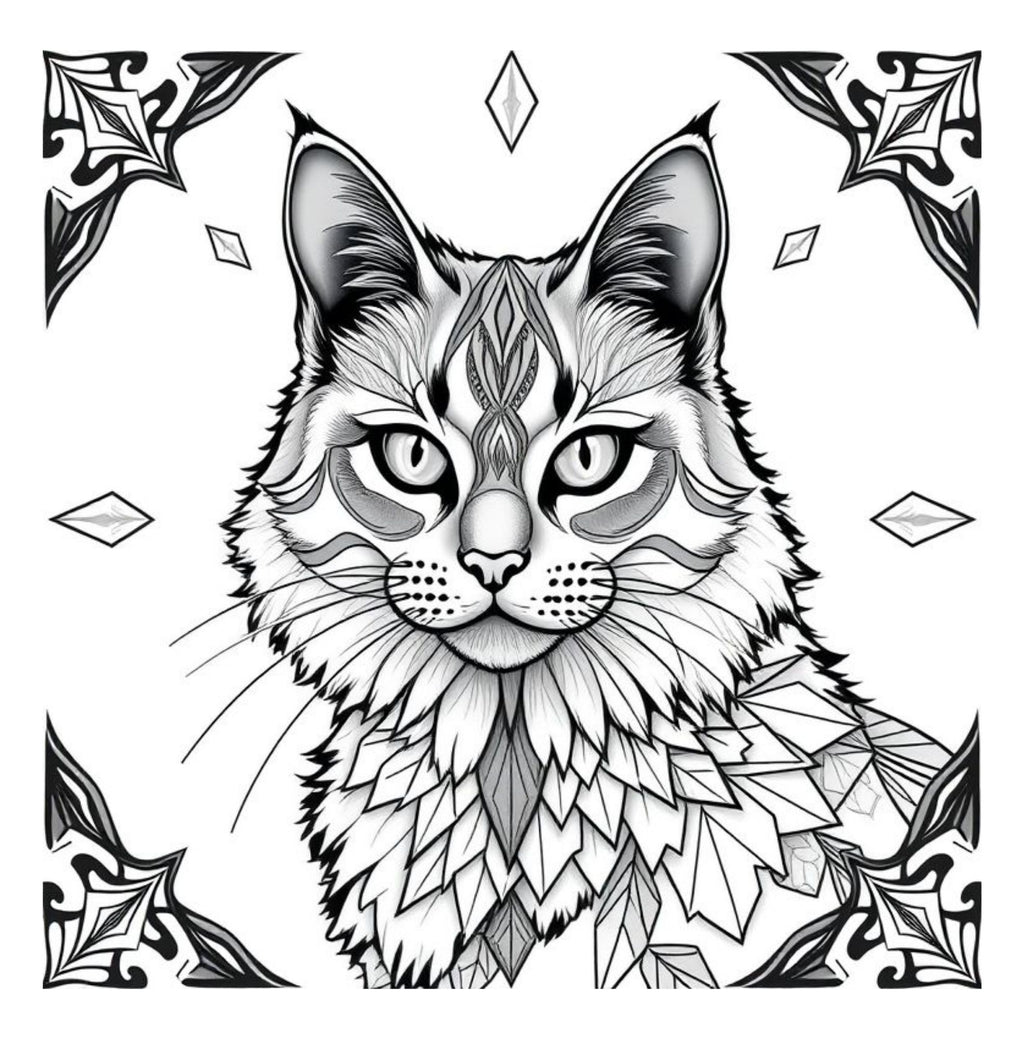 Whiskers & Wonders: Exotic Cats Around The Globe Coloring Adventure