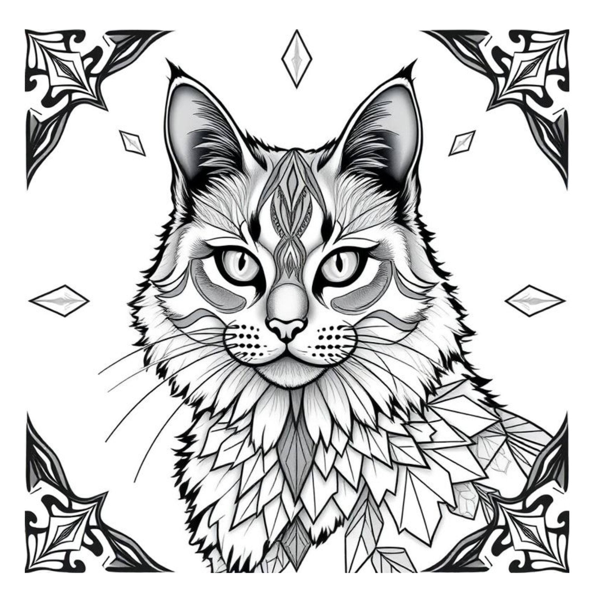 Whiskers & Wonders: Exotic Cats Around The Globe Coloring Adventure