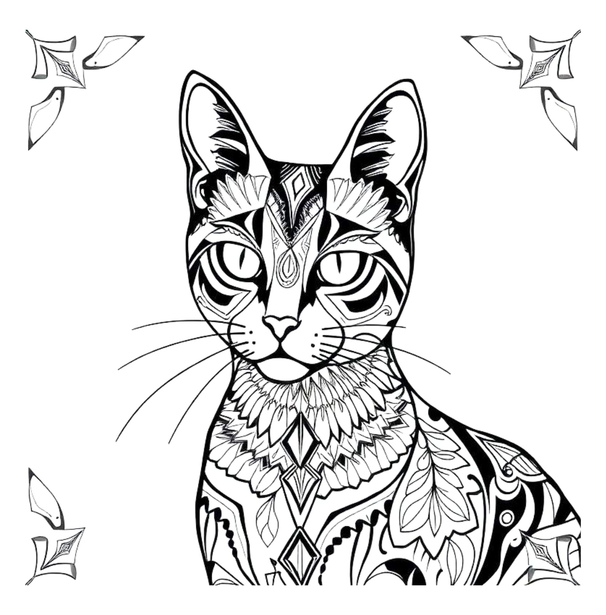 Whiskers & Wonders: Exotic Cats Around The Globe Coloring Adventure