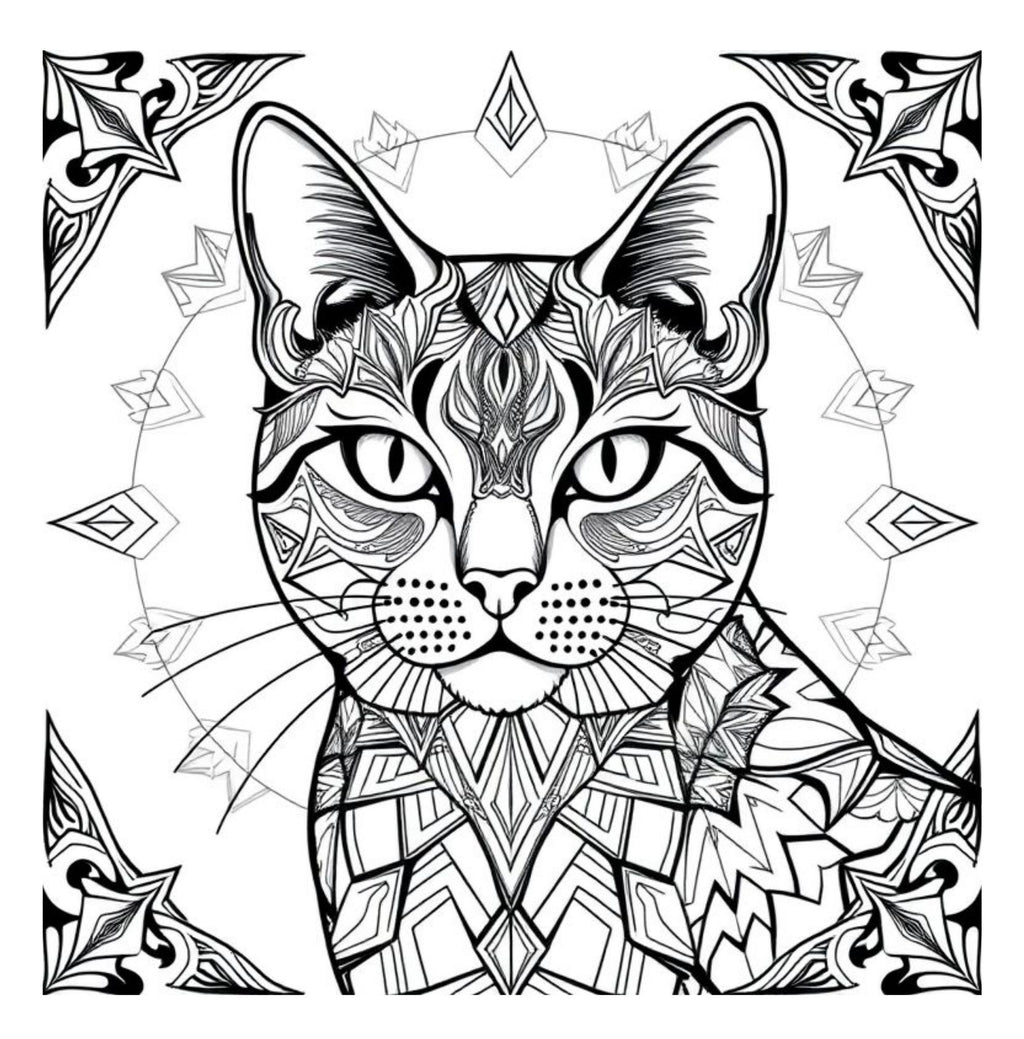 Whiskers & Wonders: Exotic Cats Around The Globe Coloring Adventure