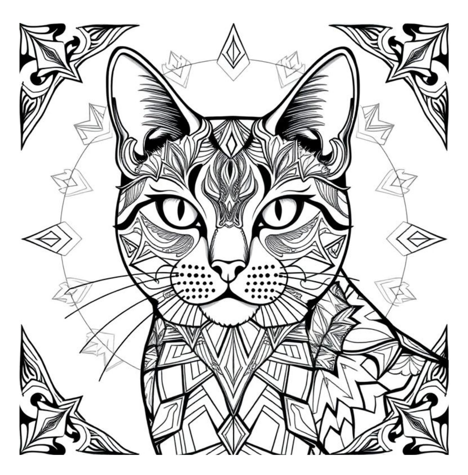 Whiskers & Wonders: Exotic Cats Around The Globe Coloring Adventure